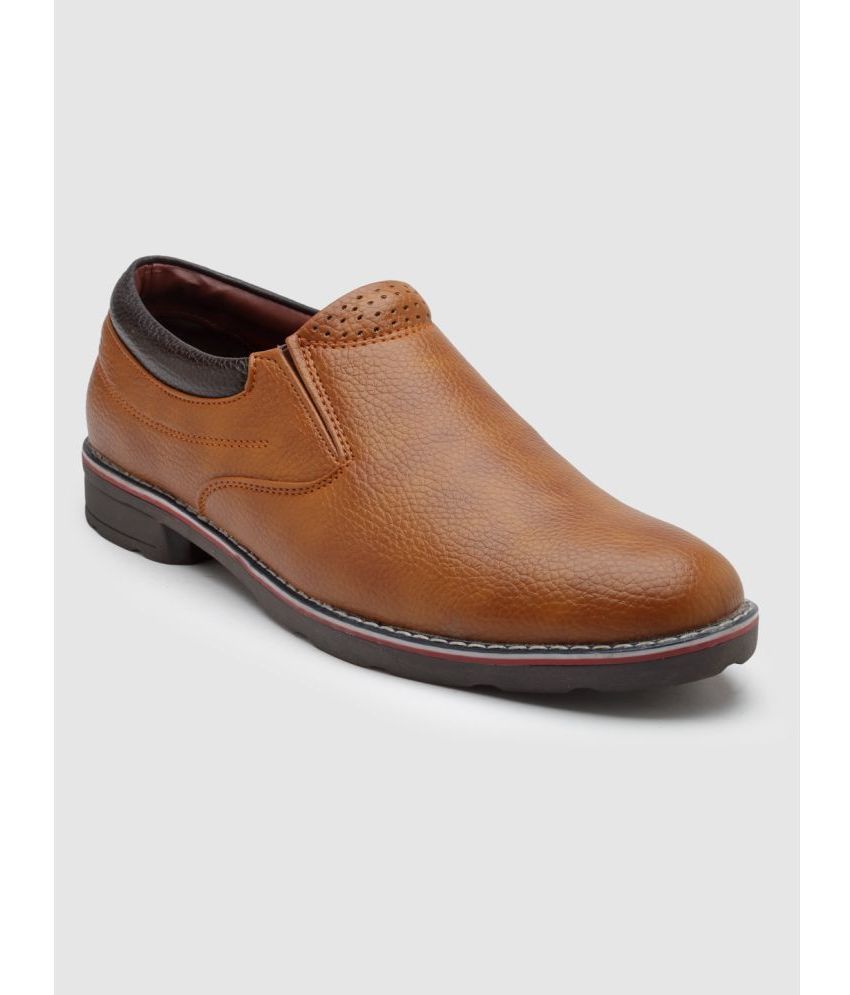     			Action - Brown Men's Slip-on Shoes