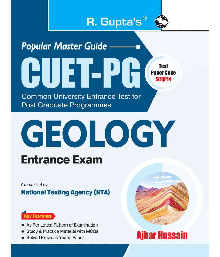     			CUET-PG : M.Sc Geology/Applied Geology/Earth Sciences Entrance Exam Guide