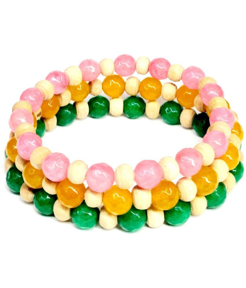     			DAIVYA WELLNESS - Multicolor Bracelet ( Pack of 3 )