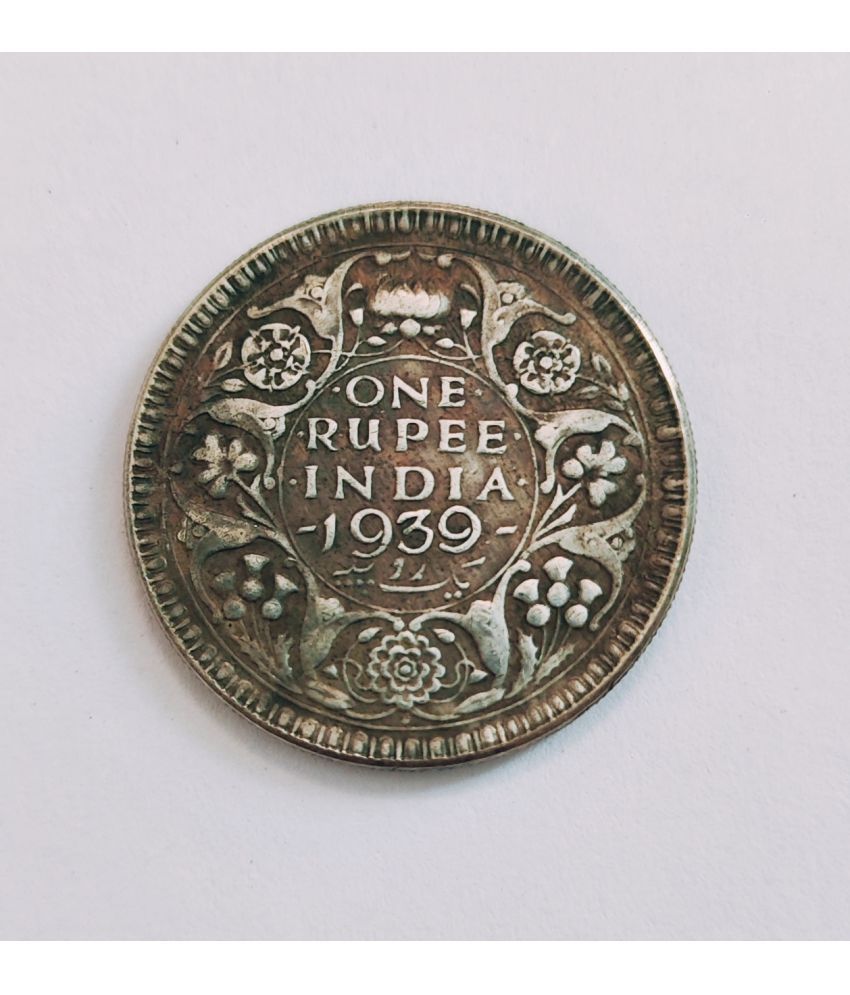     			Extreme Rare 1 Rupee King George VI 1939 Coin