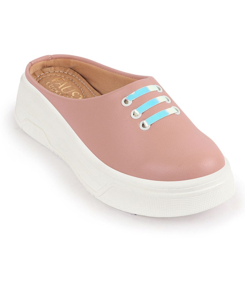     			Fausto - Pink Women's Slip On