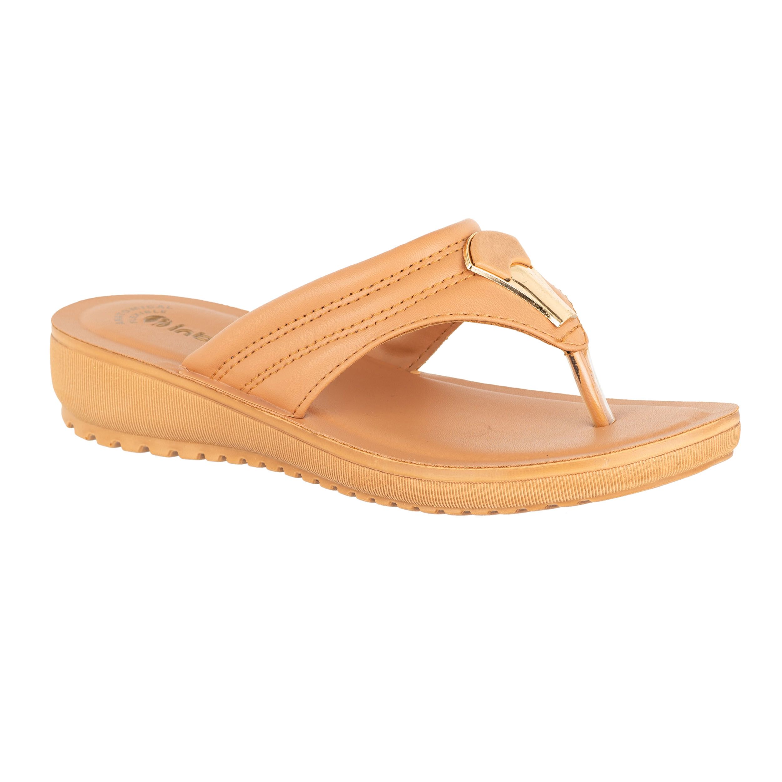     			Inblu - Camel Women's Flats