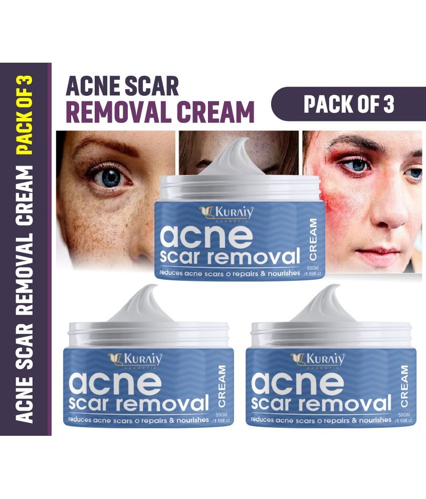     			KURAIY Scar Removal Cream Gel Remove Acne Spots Treatment Pack of 3