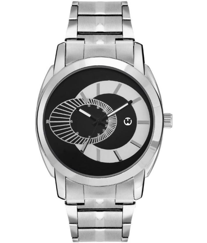     			Wizard Times - SILVER Stainless Steel Analog Men's Watch