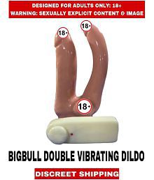 FEMALE ADULT SEX TOYS BIG BULL DOUBLE DILDO REMOTE CONTROLLED VIBRATING SMOOTH SILICON SUCTION BASE 8 inch DILDO For Women
