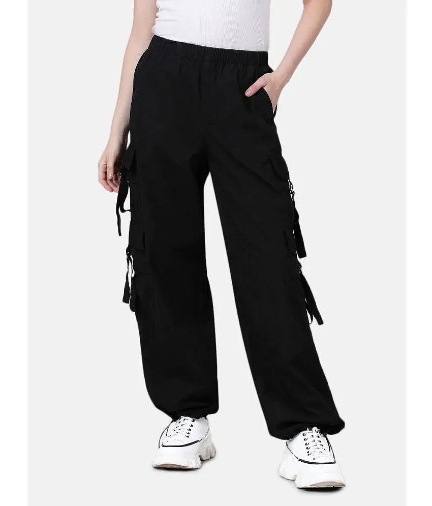 Buy Dark grey Trousers & Pants for Women by BENE KLEED Online