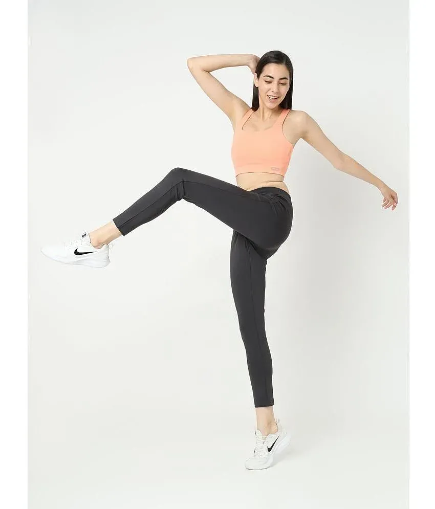 Polyester High Waist Ladies Yoga Pant, Solid, Slim Fit at Rs 295 in Surat