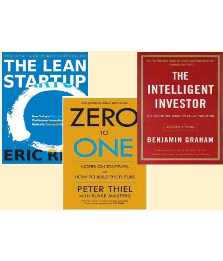     			( Combo of 3 books ) The Lean Startup + Zero To one + The Intelligent Investor