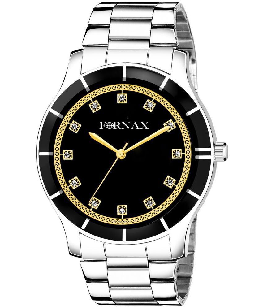     			FORNAX - Silver Stainless Steel Analog Men's Watch