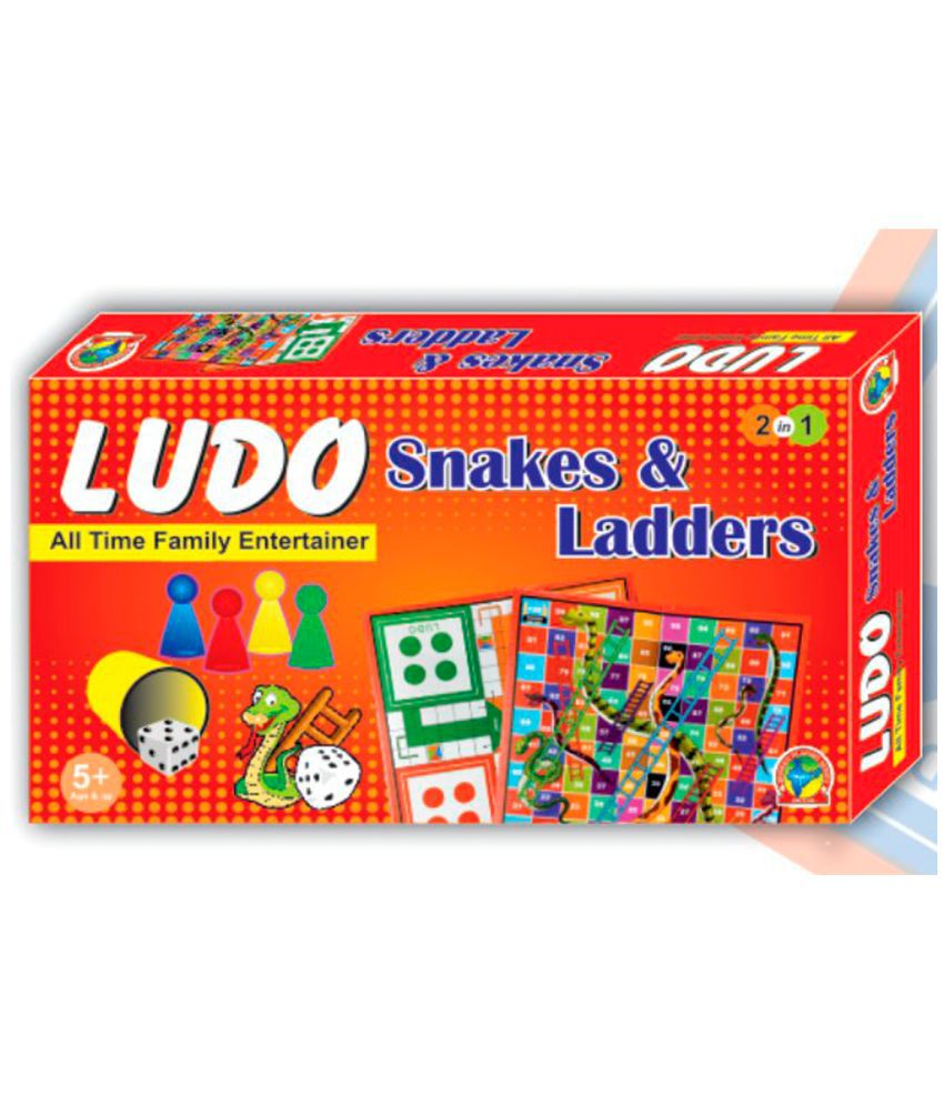     			LUDO GAME WITH SNAKES & LADDERS(2 IN 1) GAME SMALL SIZE