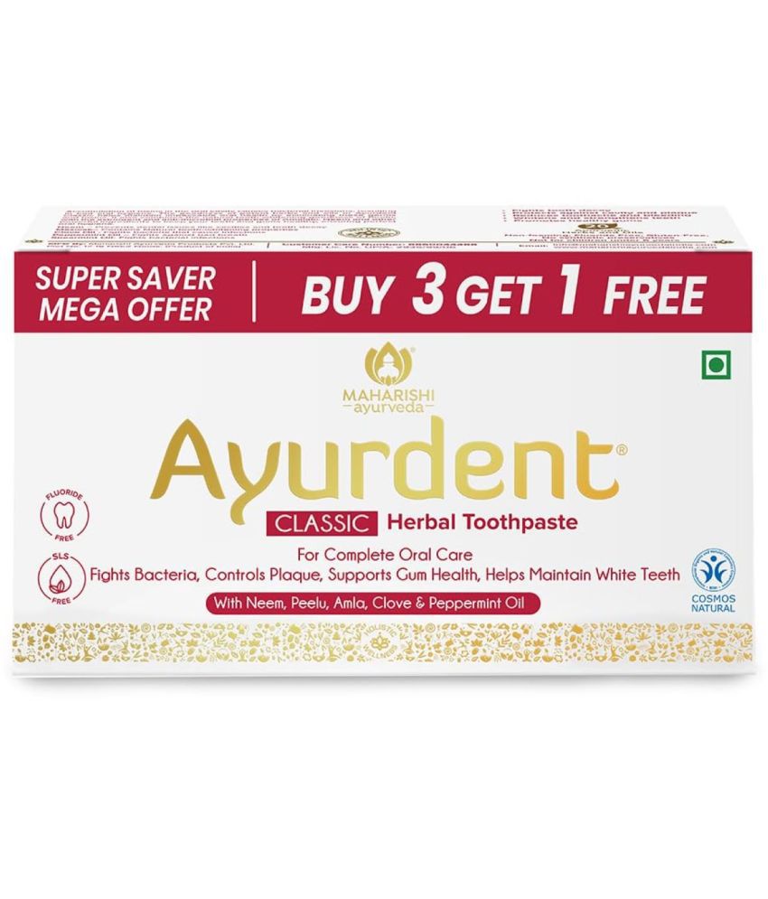     			Maharishi Ayurveda Total Health Toothpaste Pack of 4