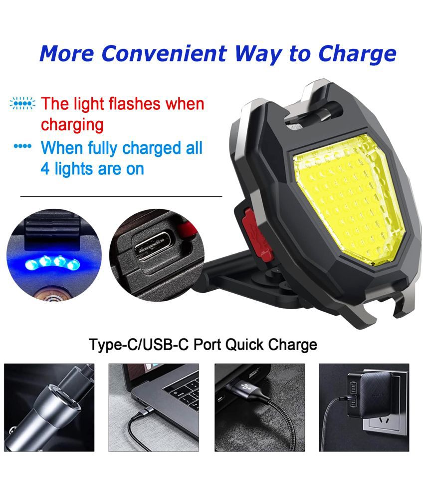     			Multipupose Rechargeable Cigrarette Lighter+Key Chain COB Light  With SOS