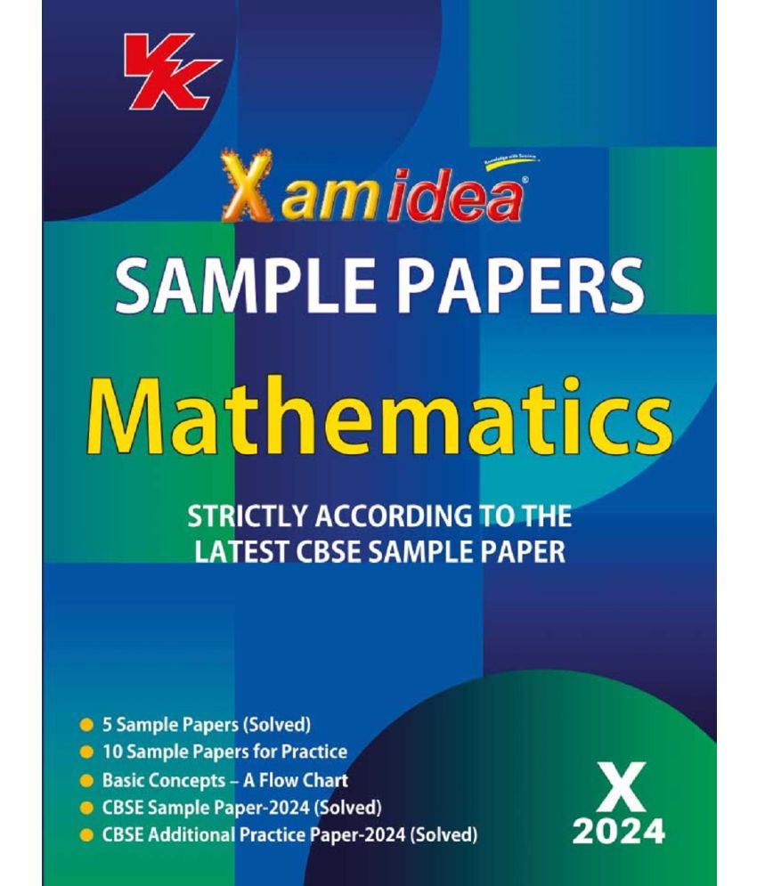     			Xam idea Sample Papers Simplified Mathematics | Class 10 for 2024 Board Exam | Latest Sample Papers 2024