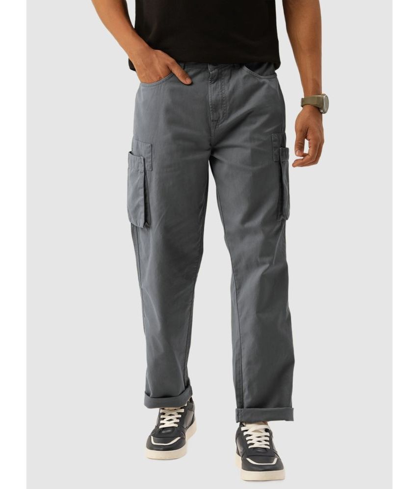     			Bene Kleed Men Straight Fit Mid-Rise Cotton Cargos Trousers