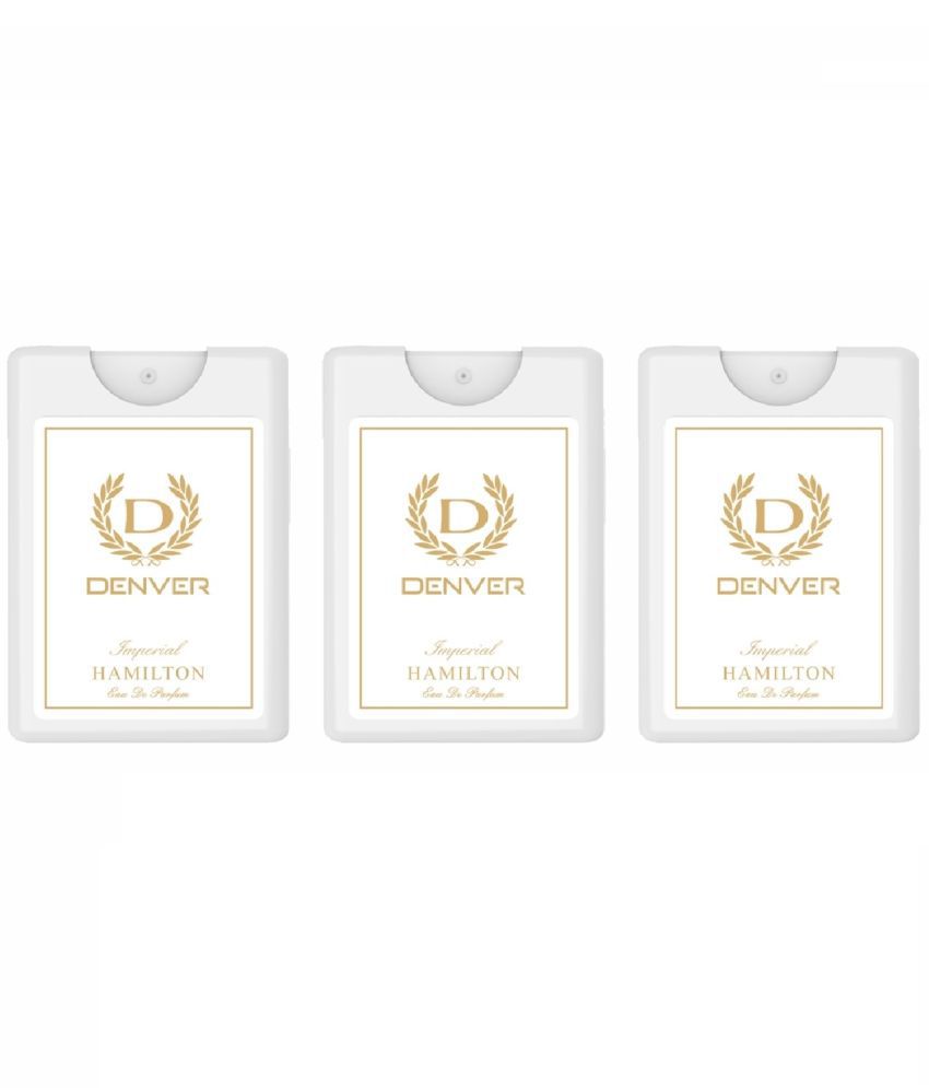     			Denver - Pocket Perfume  Eau De Parfum (EDP) For Men 18 ( Pack of 3 )