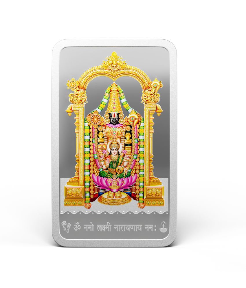     			MMTC-PAMP 999.9 Purity Balaji Lakshmi 50 gm Silver Bar