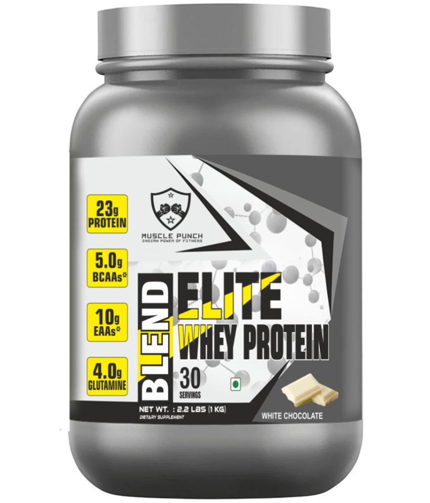     			Muscle Punch - Elite Blend Whey Protein Whey Protein Powder ( 1 kg , MILK CHOCOLATE DELIGHT - Flavour )