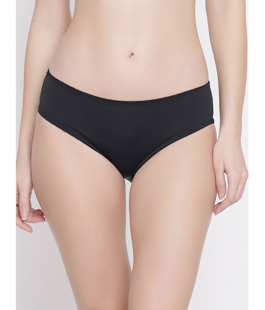     			PrettyCat - Black Polyester Solid Women's Bikini ( Pack of 1 )