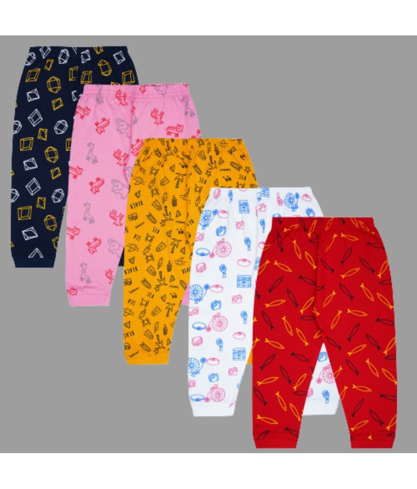     			Santee - Multicolor Cotton Boys Trackpant ( Pack of 5 )