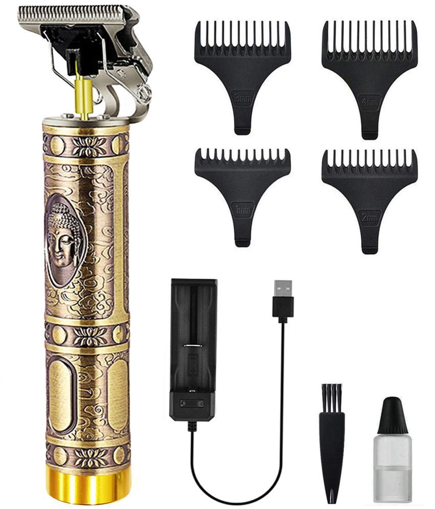     			geemy - Hair Cutting Gold Cordless Beard Trimmer With 60 minutes Runtime