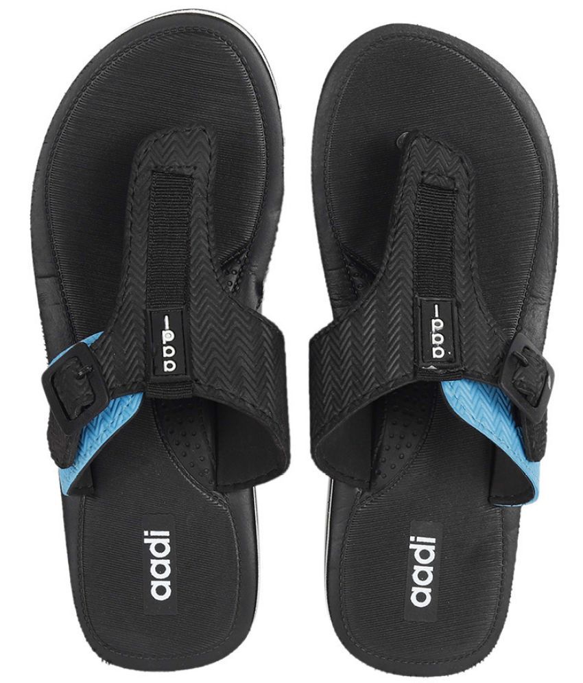     			Aadi - Black Women's Thong Flip Flop