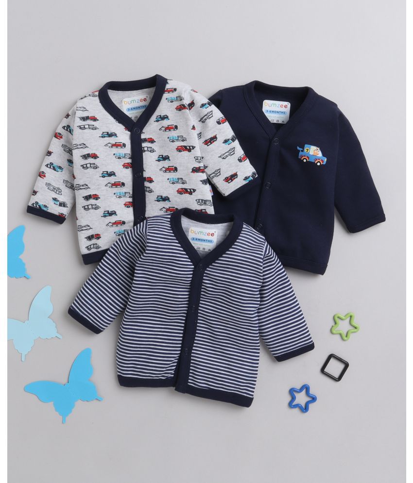     			BUMZEE - Navy Baby Boy T-Shirt ( Pack of 3 )