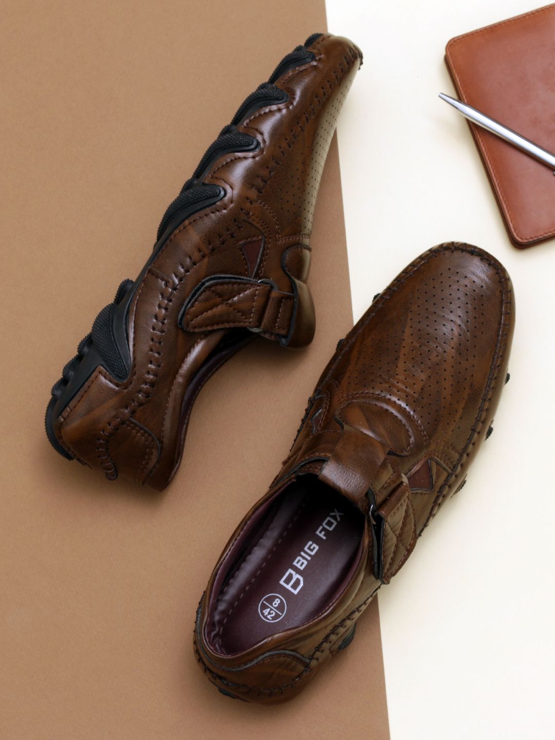     			Big Fox - Brown  Men's Sandals