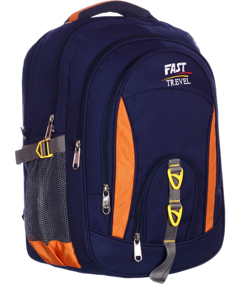     			FAST TRAVEL - Blue Polyester Backpack ( 45 Ltrs )