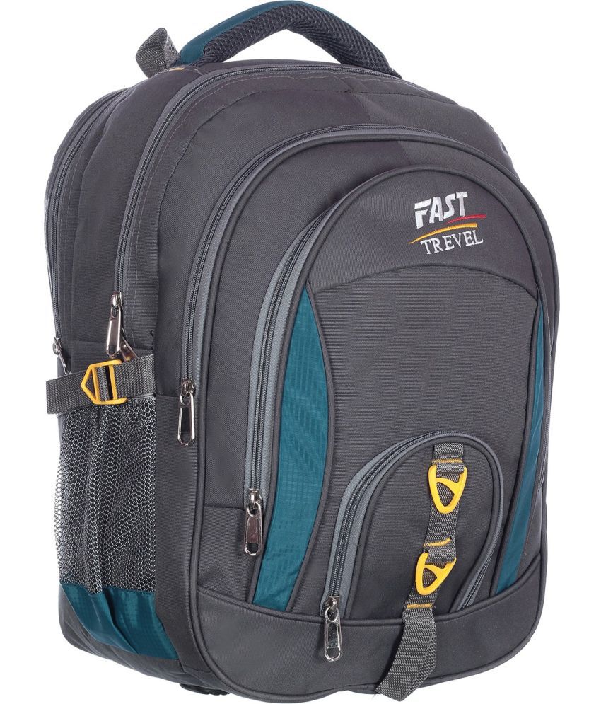     			FAST TRAVEL - Grey Polyester Backpack ( 45 Ltrs )