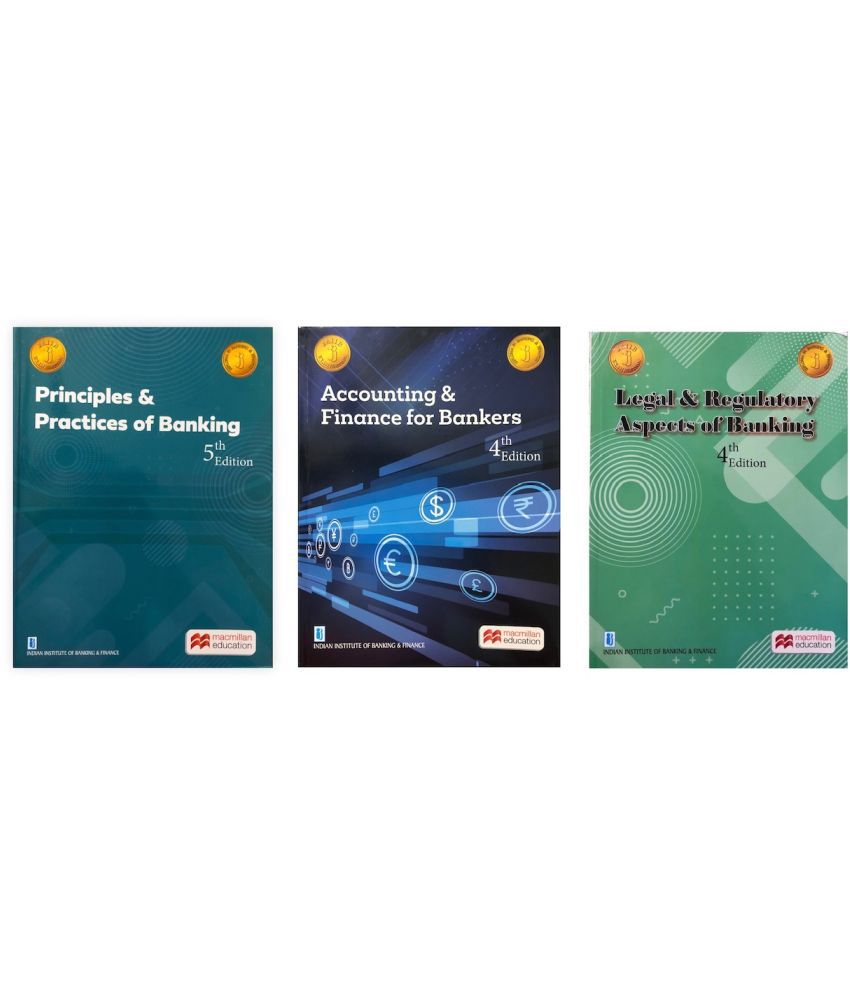     			Principles & Practices of Banking |Legal & Regulatory Aspect of Banking |Accounting & Finance for Bankers For JAIIB Examination (Set of 3 Books)