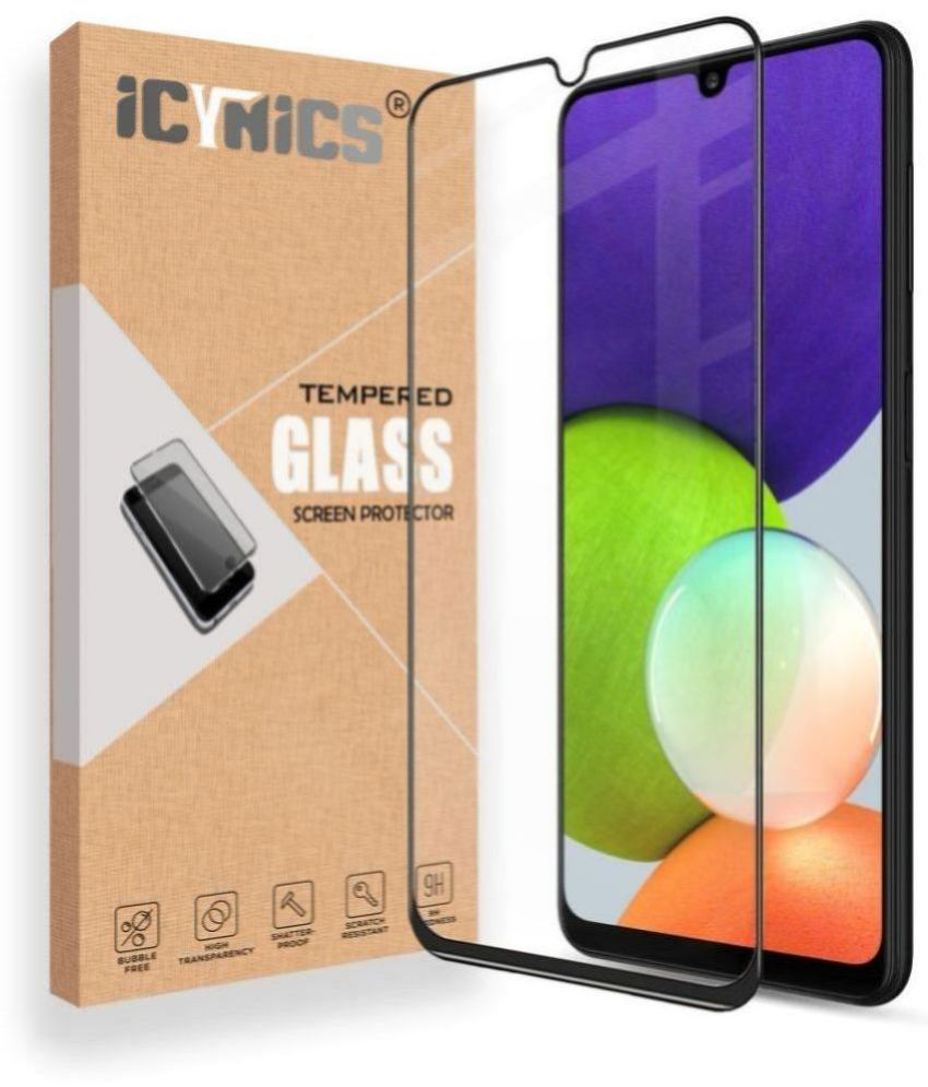     			Icynics - Tempered Glass Compatible For Samsung Galaxy A22 4g ( Pack of 1 )