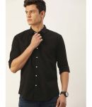 IVOC 100% Cotton Slim Fit Solids Full Sleeves Men's Casual Shirt - Black ( Pack of 1 )