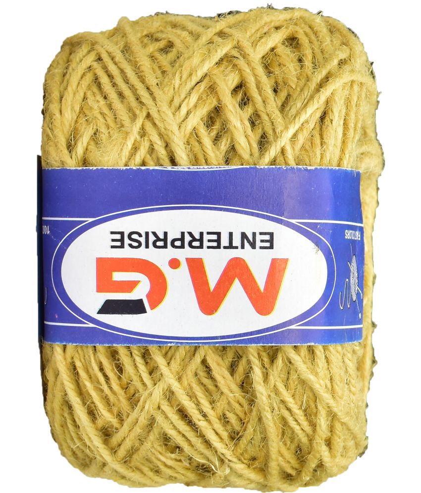     			3 Ply/Twisted Macrame Jute Cord/Dori Thread (50 Meters, 3mm) for Macrame DIY, Craft Work,Plant Hanger Ropes etc-X
