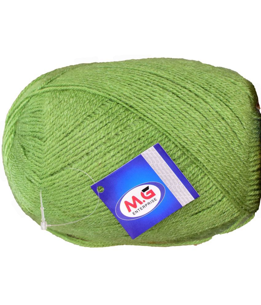     			Bigboss Apple Green (600 gm)  Wool Ball Hand knitting wool / Art Craft soft fingering crochet hook yarn, needle knitting yarn thread dye  H