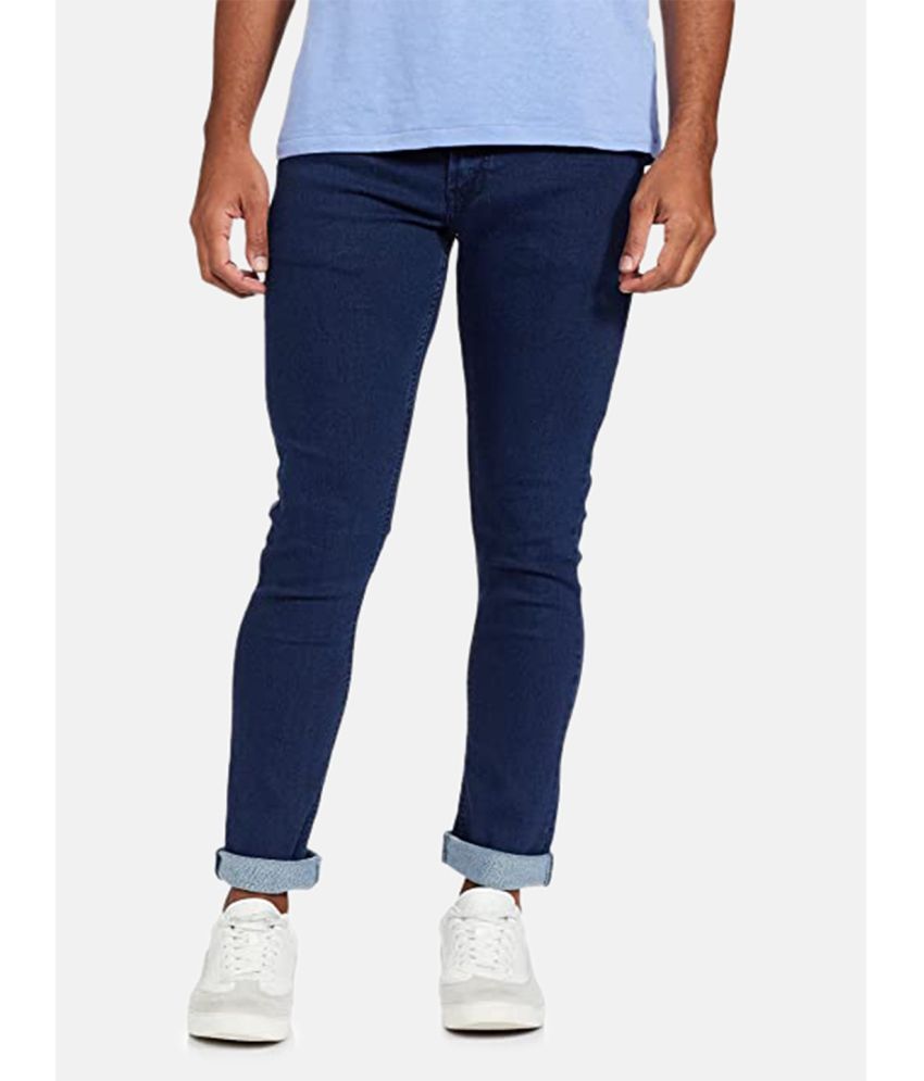     			IVOC Slim Fit Basic Men's Jeans - Navy Blue ( Pack of 1 )