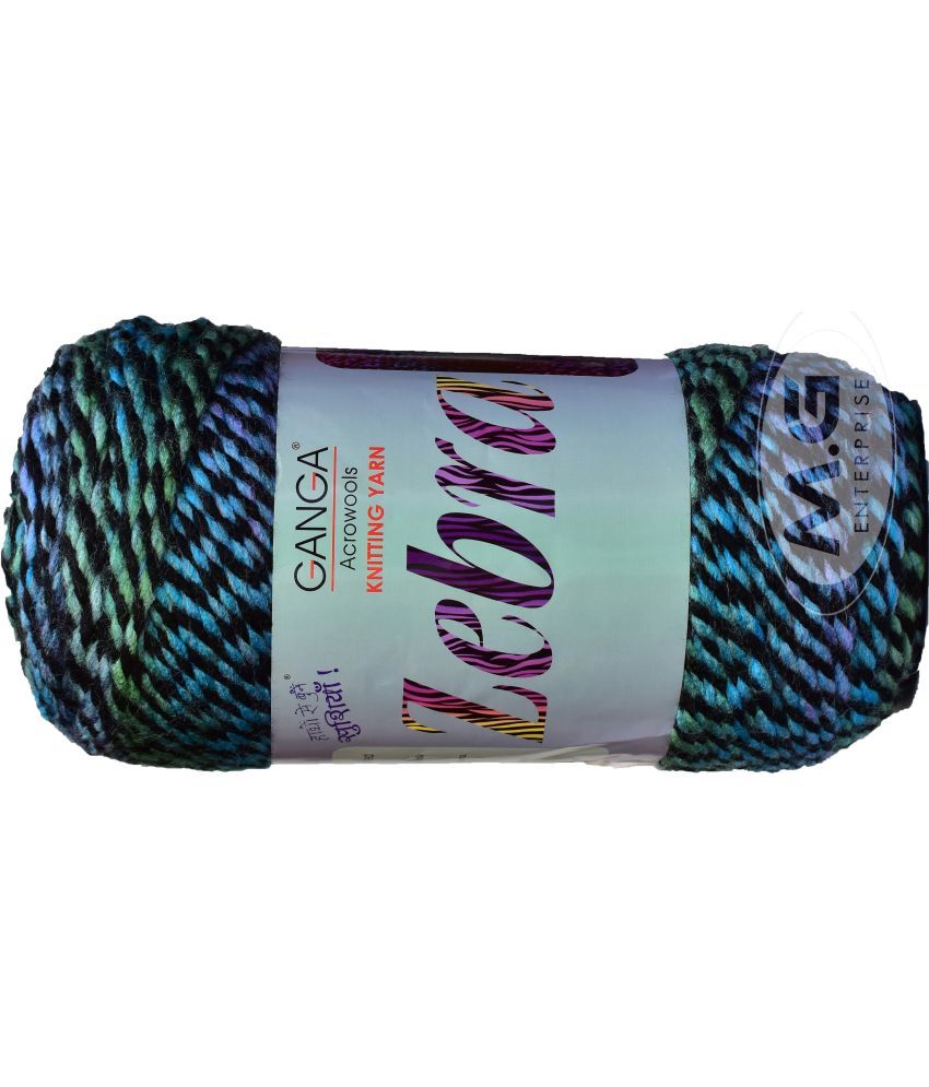     			Knitting Yarn Thick Chunky Wool, Zebra Morphankhi 450 gm  Best Used with Knitting Needles, Crochet Needles Wool Yarn for Knitting. By Gang  W