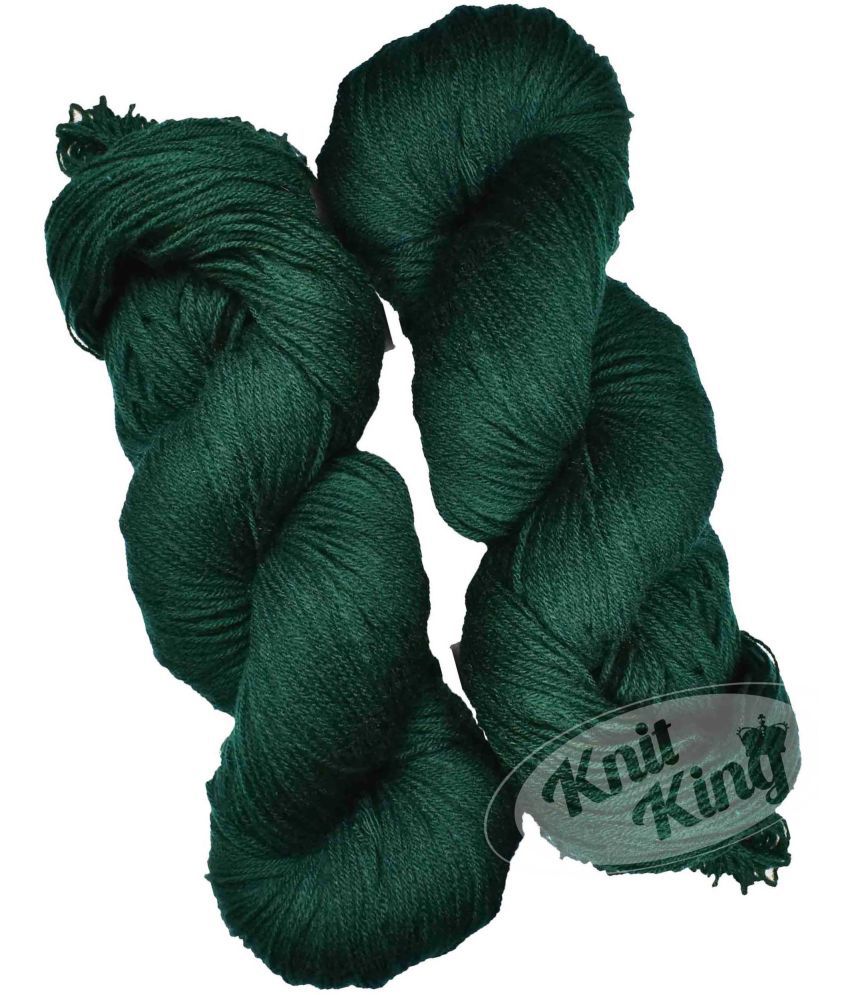     			M.G ENTERPRISE Knitting 3 ply Wool,  Leaf Green 300 gm  Best Used- Art-AF