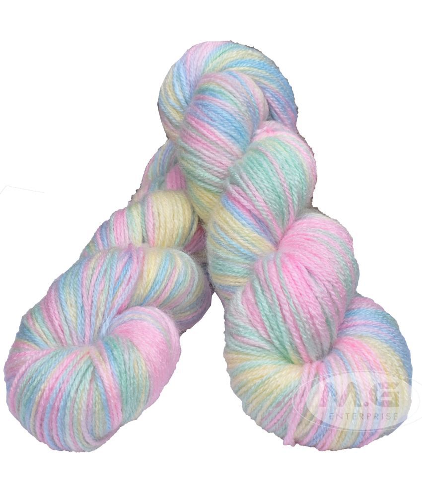     			Marble Green (400 gm)  Wool Hank Hand knitting wool / Art Craft soft fingering crochet hook yarn, needle knitting yarn thread dye  SM-B SM-C SM-DB