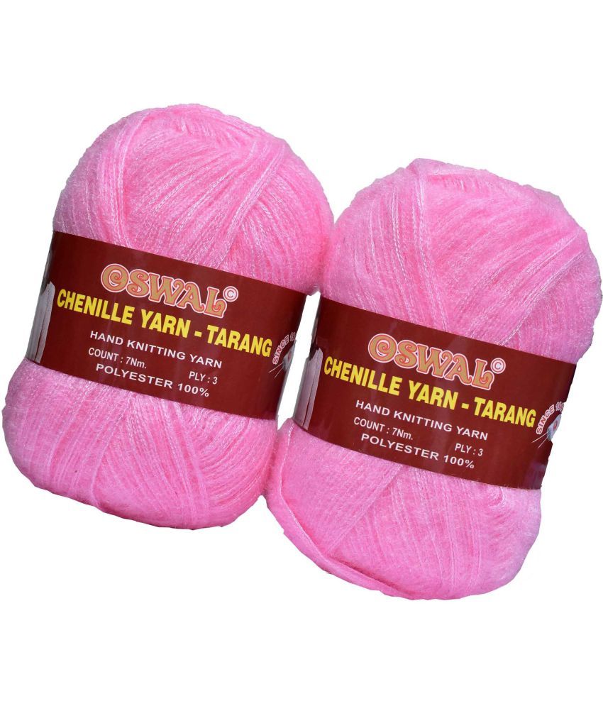     			Oswal Represents   Represents   3 Ply Knitting  Yarn Wool,  Pink 300 gm Art-HDG