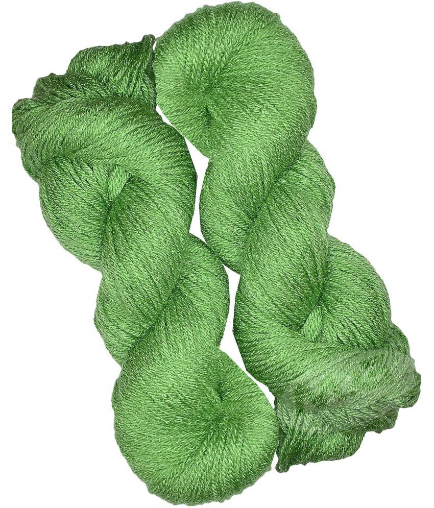     			Represents H VARDHMAN Knitting Yarn Wool Li Apple Green 500 gm Art-DBG