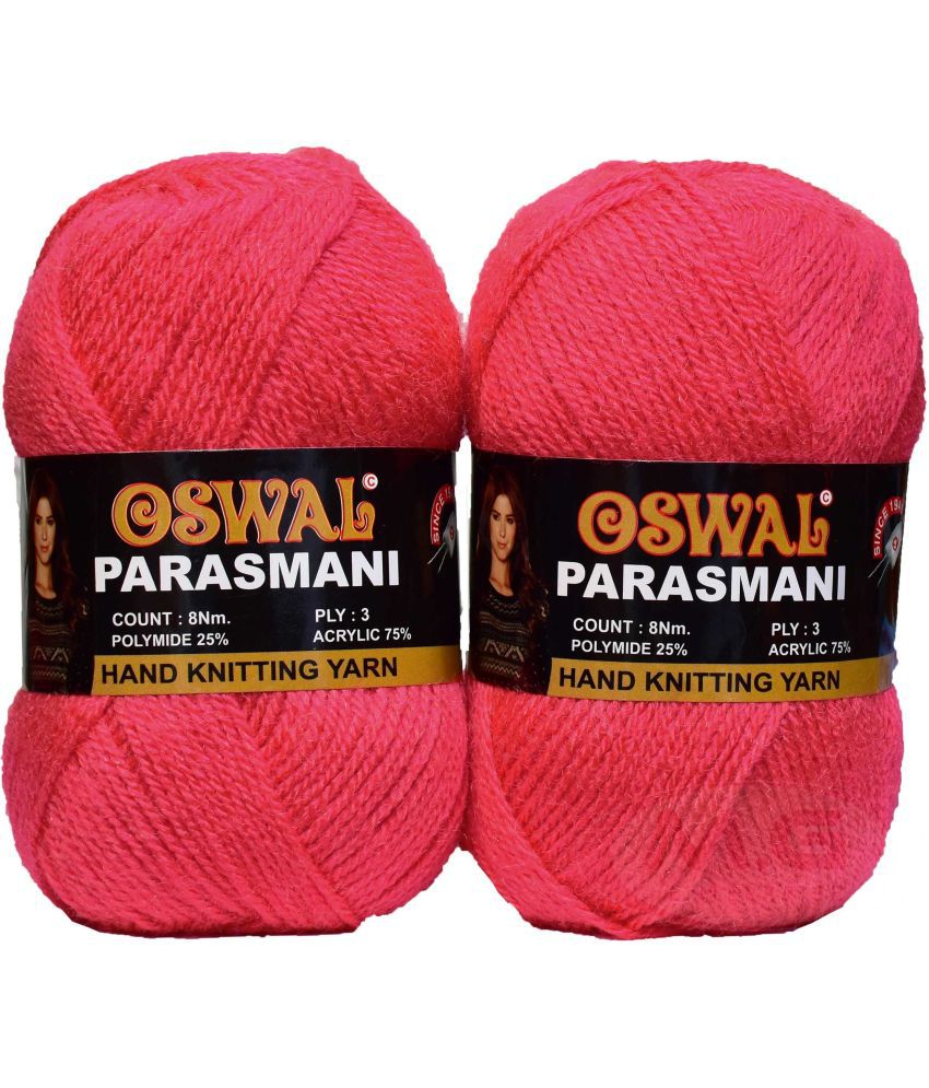     			Represents Oswal 3 Ply Knitting  Yarn Wool,  Candy Red 200 gm Art-EHE