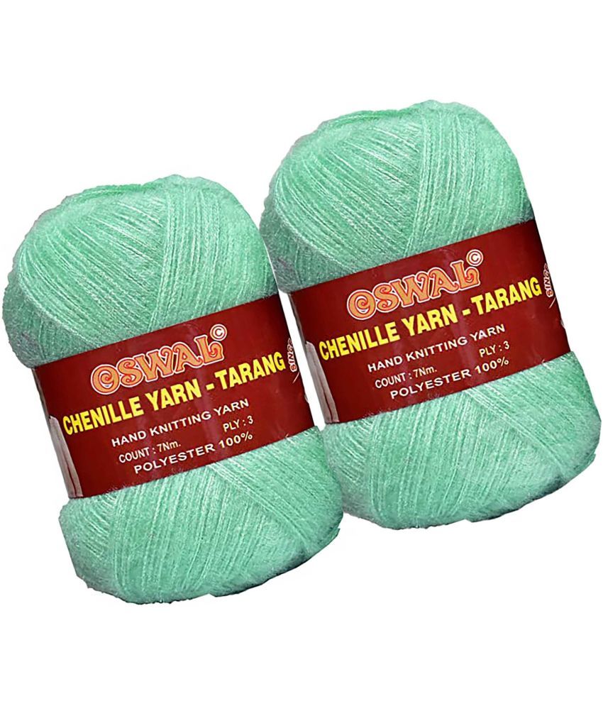     			Represents Oswal  3 Ply Knitting  Yarn Wool,  Apple Green 400 gm  Art-HFA