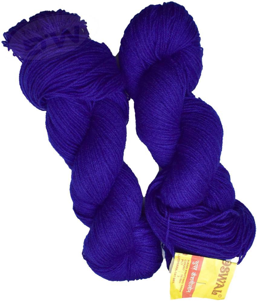     			Represents Oswal  3 Ply Knitting  Yarn Wool,  Royal 400 gm ART - AA