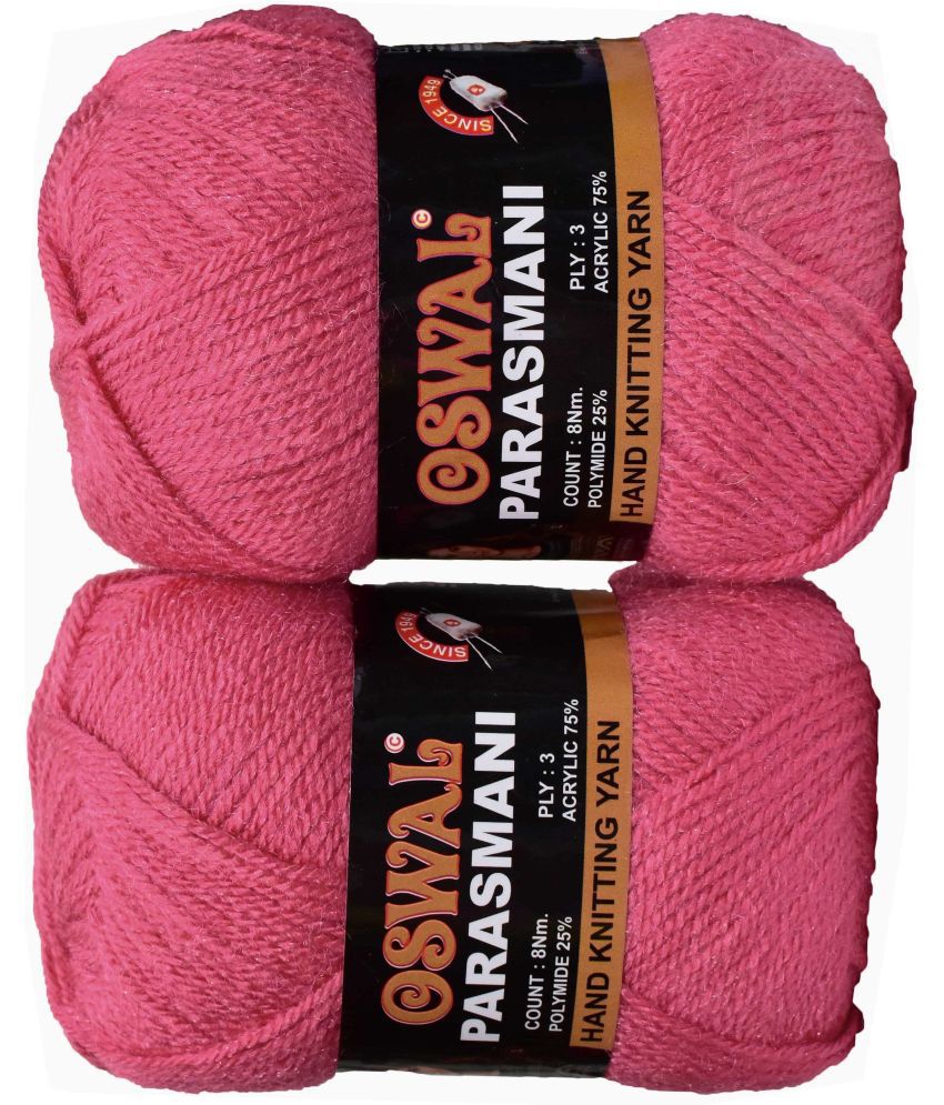     			Represents Oswal 3 Ply Knitting  Yarn Wool,  Gajri 300 gm Art-FJC