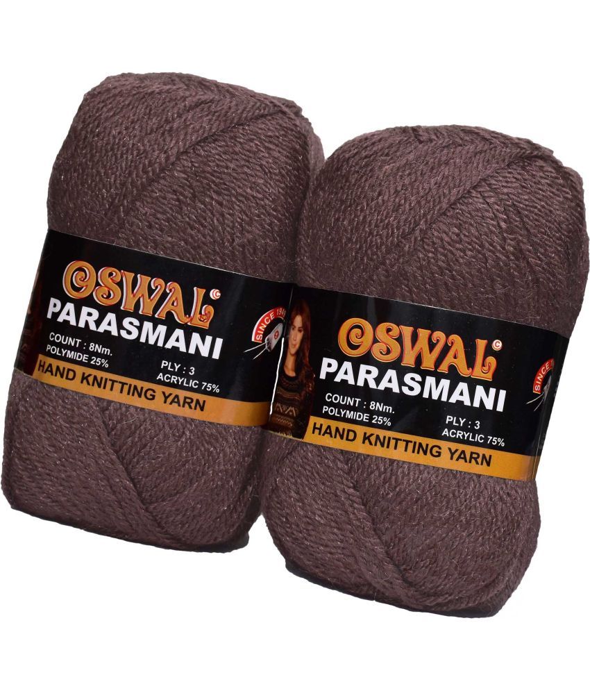     			Represents Oswal 3 Ply Knitting  Yarn Wool,  Deep Salmon 400 gm Art-EHG