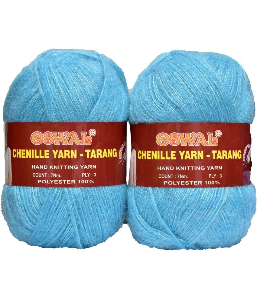     			Represents Oswal  3 Ply Knitting  Yarn Wool,  Sky Blue 200 gm  Art-HGB