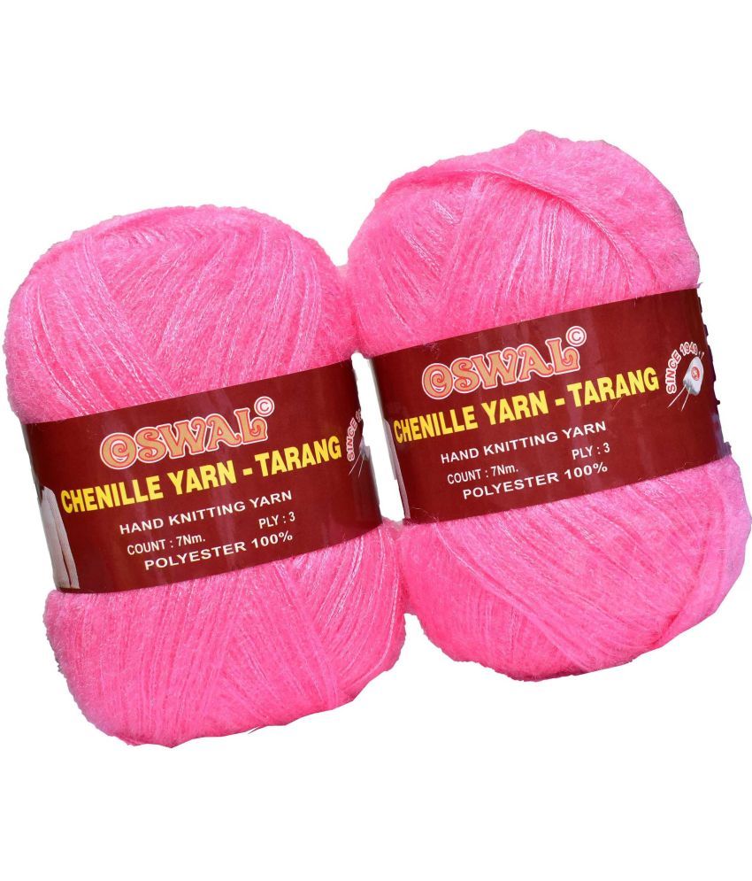     			Represents Oswal  3 Ply Knitting  Yarn Wool,  Deep Pink 400 gm  Art-HFD