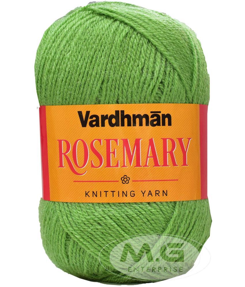    			Rosemary Apple Green (200 gm) Wool Ball Hand knitting wool / Art Craft soft fingering crochet hook yarn, needle knitting yarn thread dyed-B
