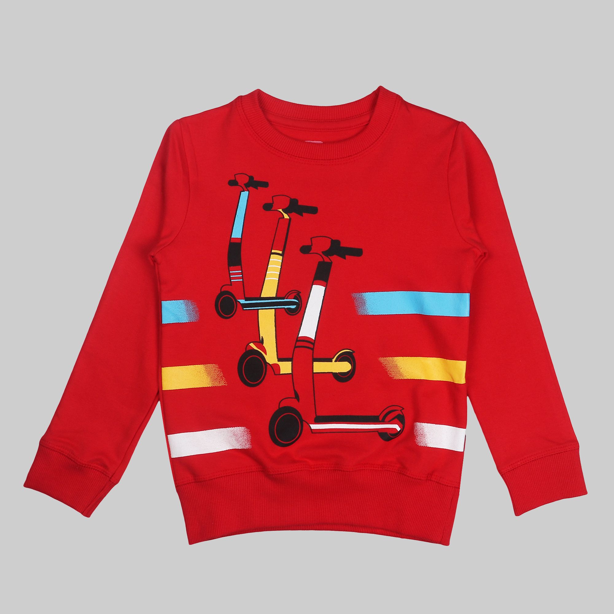    			Arshia Fashions Red Fleece Boys Sweatshirt ( Pack of 1 )