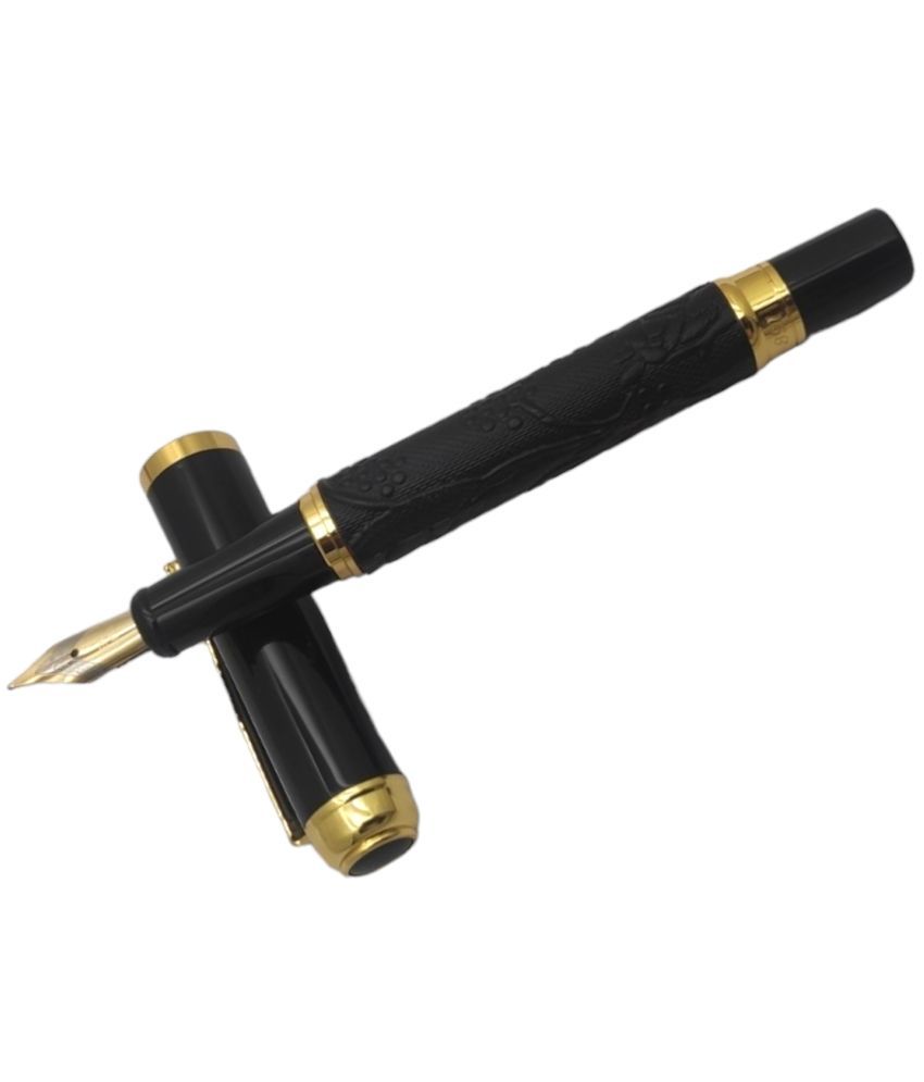     			Dikawen Black Medium Line Fountain Pen ( Pack of 1 )